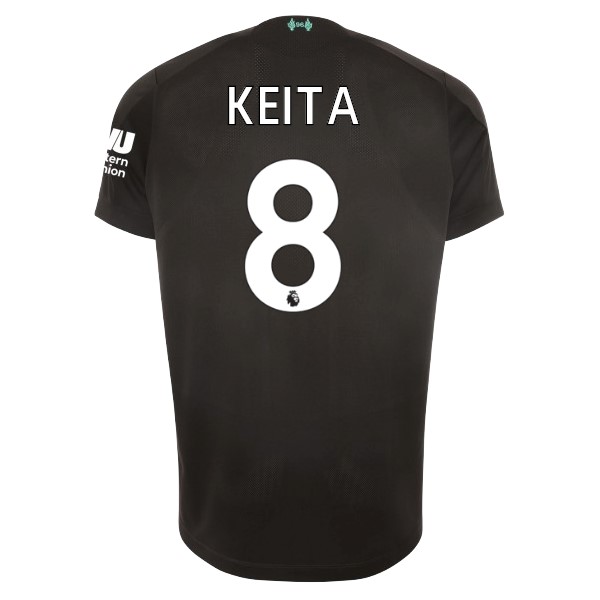 Camiseta Liverpool NO.8 Keita Tercera 2019-2020 Negro